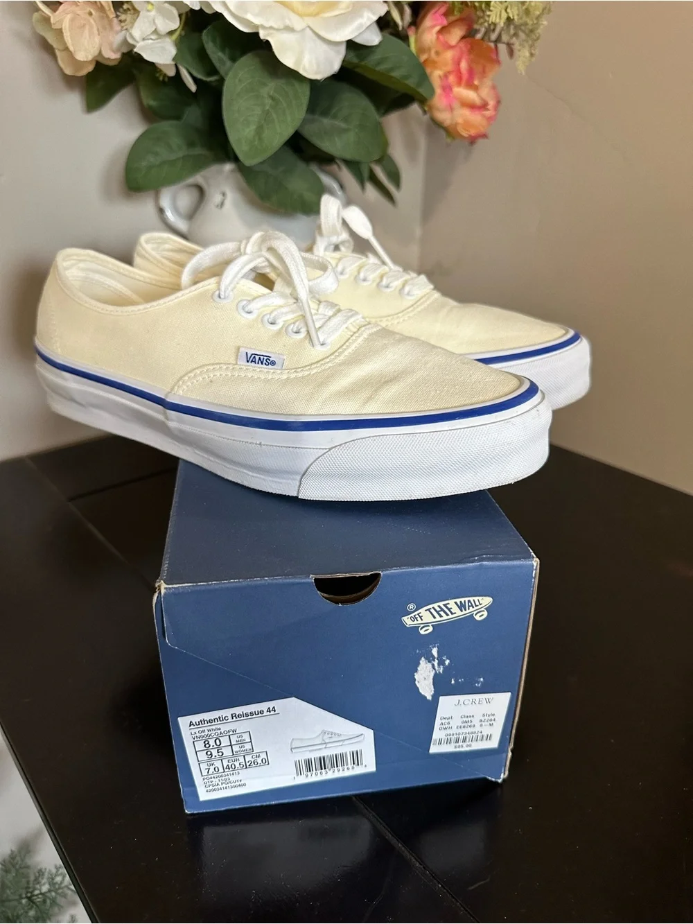Vans j.Crew Collab Vans® Premium Authentic sneakers in canvas Men 7 women’s 8.5